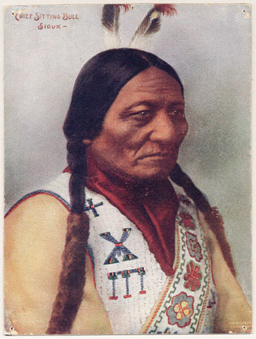Porträtt av Sitting Bull av en s.k. 